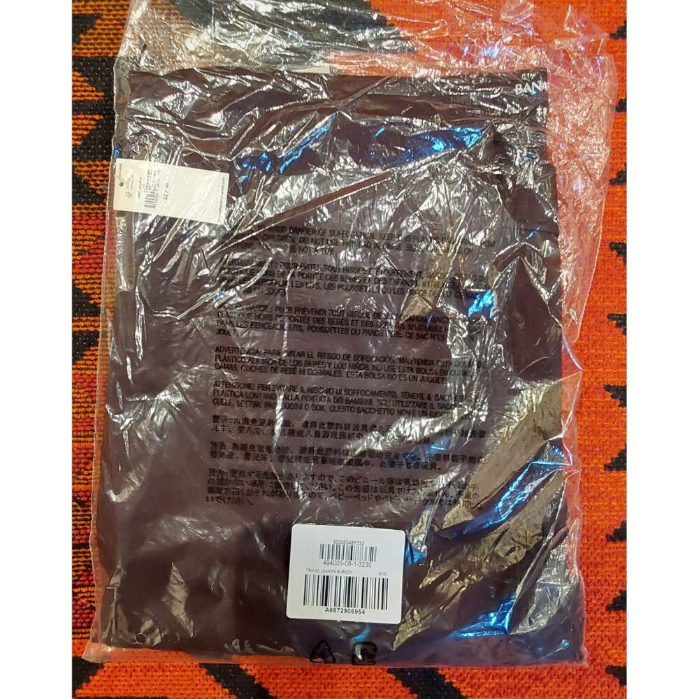 NEW Banana Republic Men's Slim, Stretch Eggplant Purple Travel Jean. 32W x 30L - Picture 9 of 9